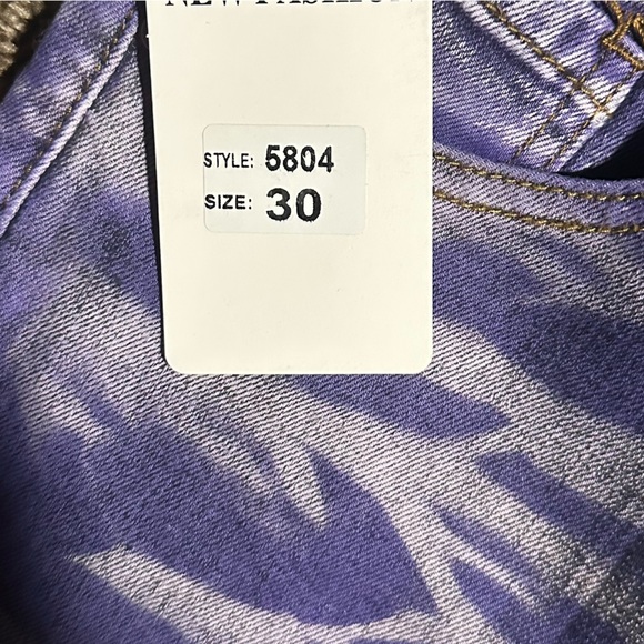 PURPLE SKINNY JEANS - Picture 2 of 4